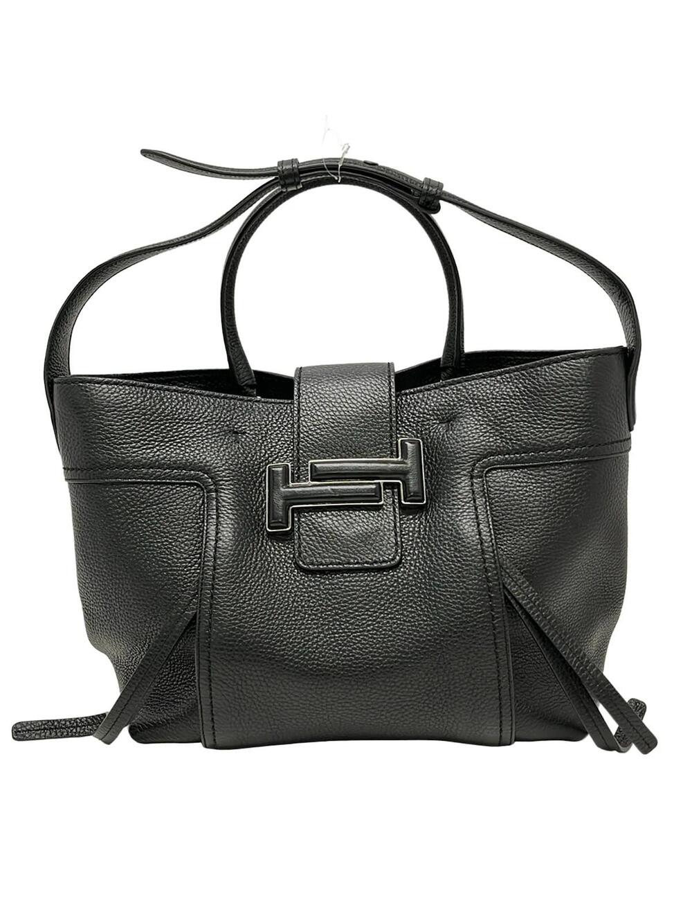 Tod's Double T Shopping Bag Large Black #346021T51B